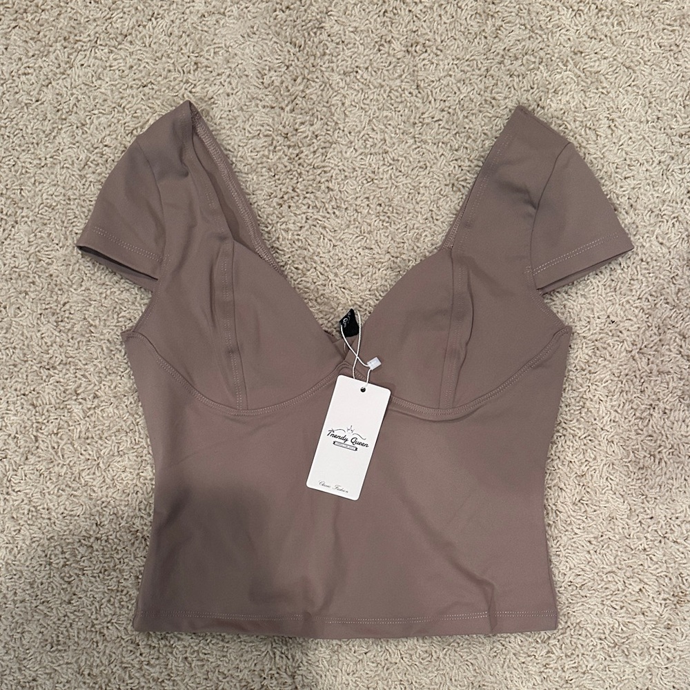 Amazon Mauve Crop Top